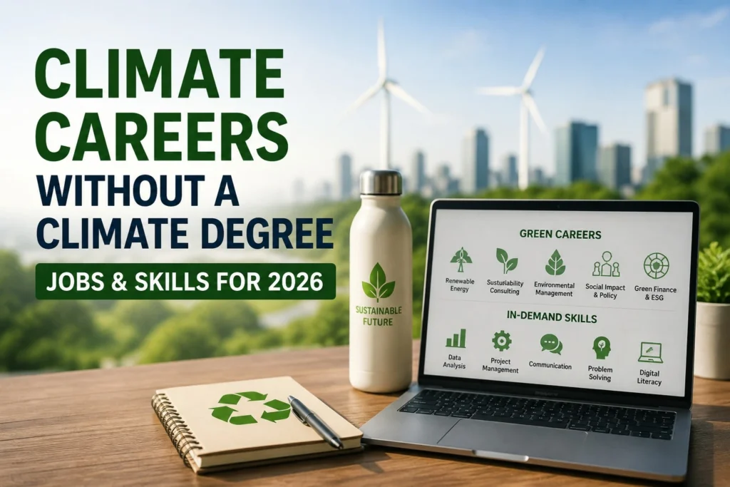 Climate Careers Without a Climate Degree: Jobs & Skills for 2026