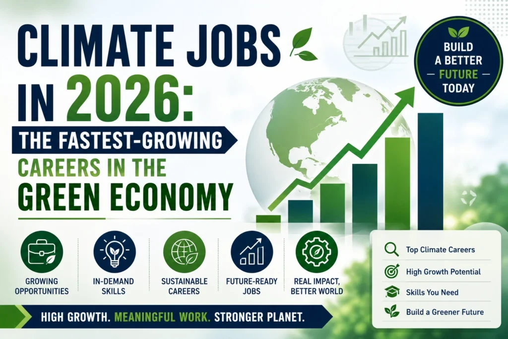 Climate Jobs in 2026: Fastest-Growing Careers in the Green Economy