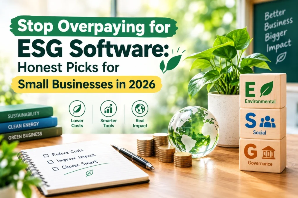 Stop Overpaying for ESG Software: Honest Picks for Small Businesses in 2026
