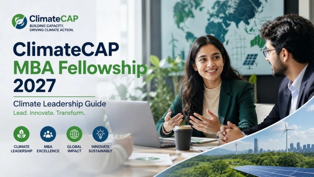 ClimateCAP MBA Fellowship 2027: Climate Leadership Guide