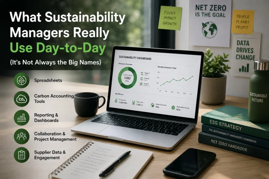 What Sustainability Managers Really Use Day-to-Day (It’s Not Always the Big Names)