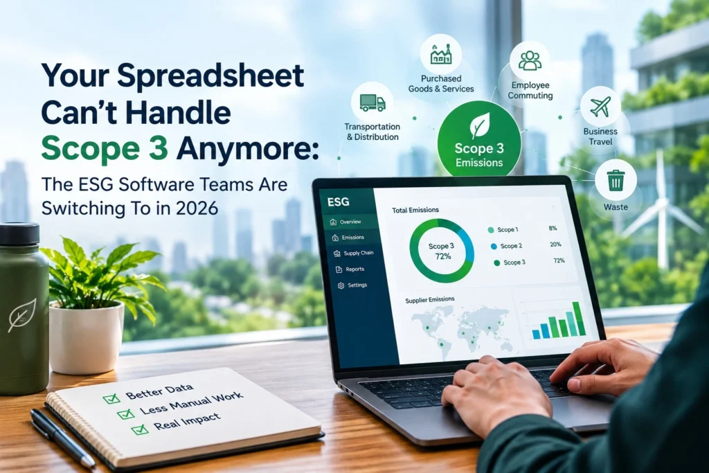 Your Spreadsheet Can’t Handle Scope 3 Anymore: The ESG Software Teams Are Switching To in 2026