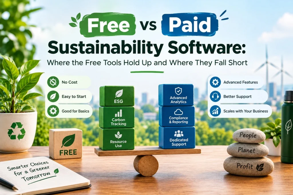 Free vs Paid Sustainability Software: Where the Free Tools Hold Up and Where They Fall Short